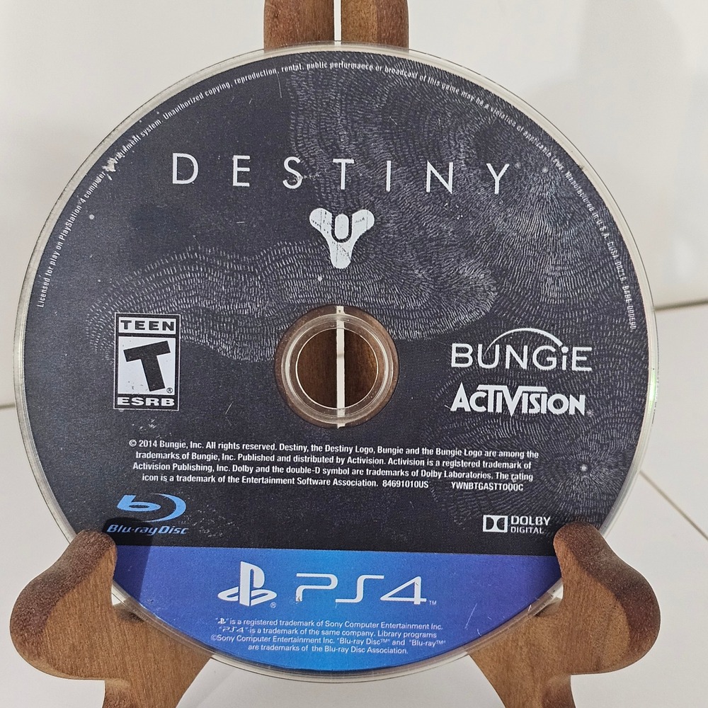 Destiny Sony PlayStation 4 PS4 2014 Bungie Activision Disc Only 84691010US